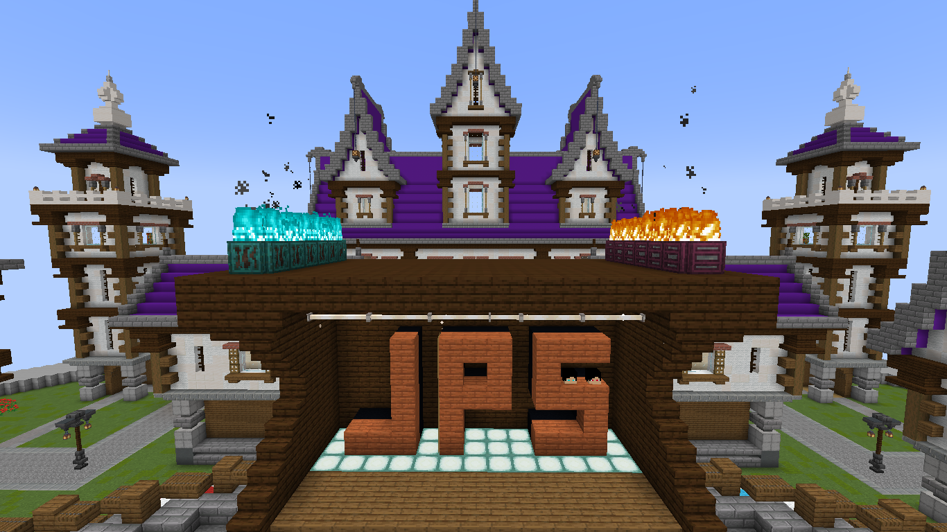 JPSのマインクラフト内のロビー風景